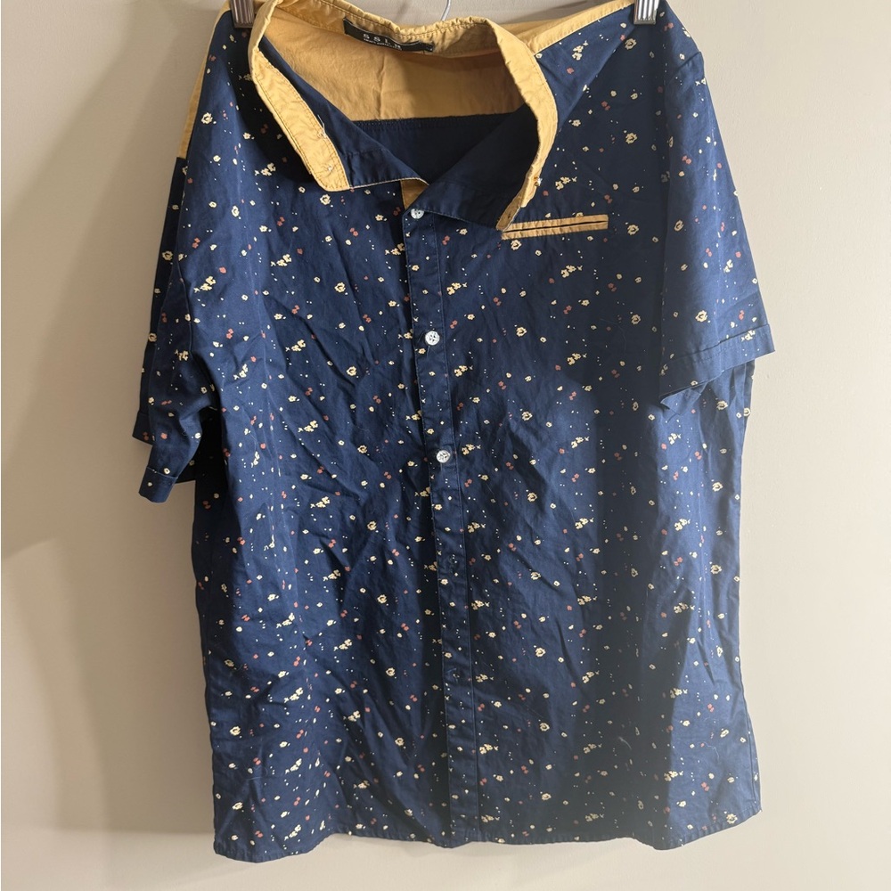 SSLR Men's Navy Blue Shirt large